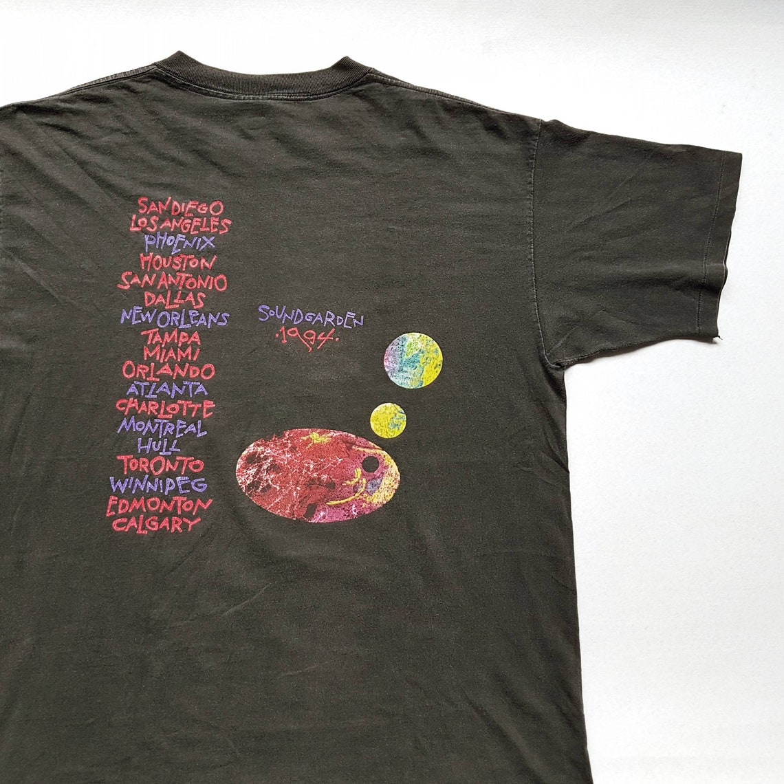 Vintage 1994 Soundgarden Superunknown Tour Camiseta tamaño XL | Etsy