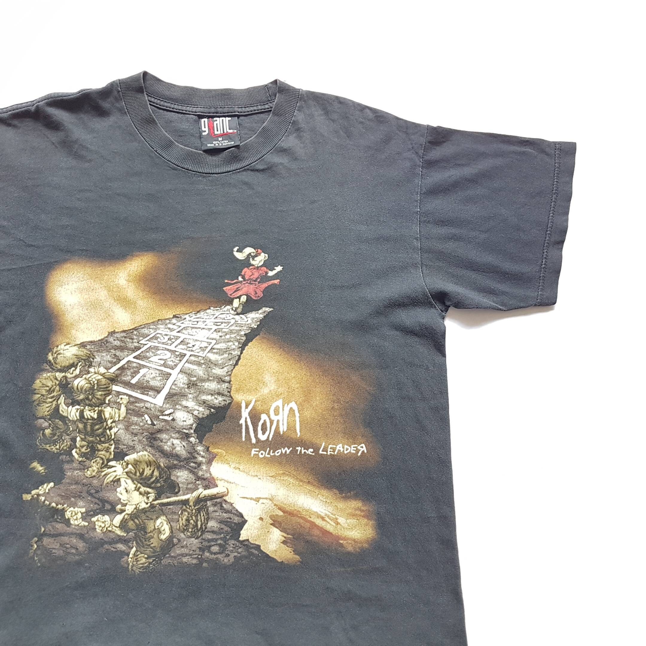 トップス KORN follow the leader Lサイズ 2hPH7-m54642772428 サイズは