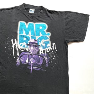 Vintage 1996 Mr. Big Hey Man Japan Tour &#39;96 T Shirt size L (W 22.5 x L 29)