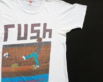 Vintage 1991 Rush Roll The Bones Tour T Shirt (W 19.5 x L 27)