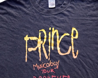 Vintage 2004 Prince Musicology Tour 2004ever Tour T Shirt Size XL