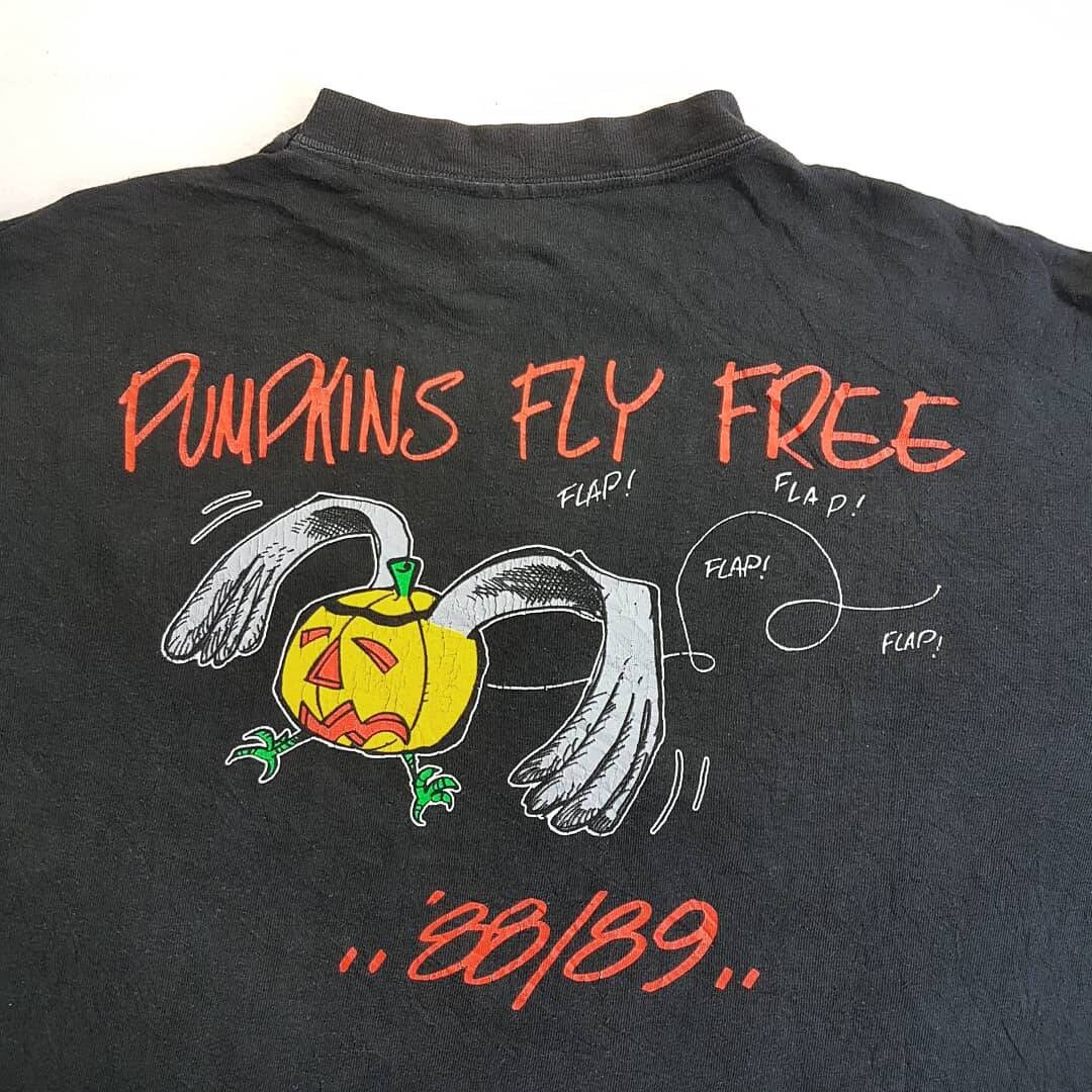 Vintage 1988 Helloween Pumpkins Fly Free..88/89 Tour T Shirt