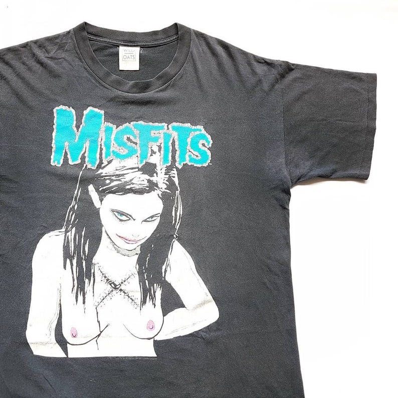 Black Flag Motorhead Social Distortion W 23.5 x L 30 Vintage 90/'s Misfits Can/'t Hold Back The Demons T Shirt size XL