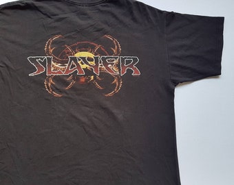 Vintage 2000 Slayer Diabolus in Musica Era T Shirt Size XL (W 23.5 