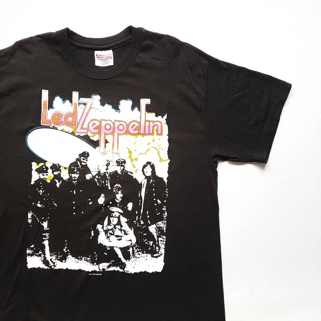 Vintage 90's Led Zeppelin II Album Cover T Shirt Size L W Etsy