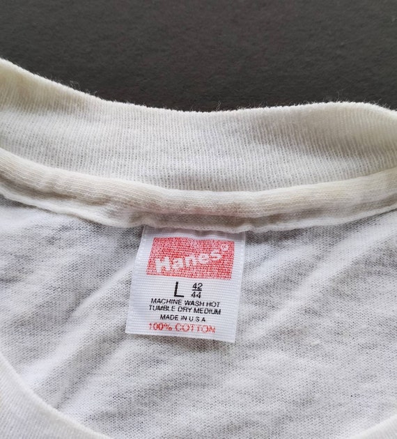 Vintage 1990 MC Hammer Pray T Shirt size L (W 20.… - image 3