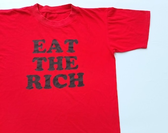 Vintage 90's Aerosmith Eat The Rich T Shirt (W 20 x L 26)