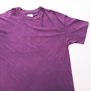 Vintage 90&#39;s Hanes Beefy-T Blank T Shirt size L (W 22.5 x L 28.5)