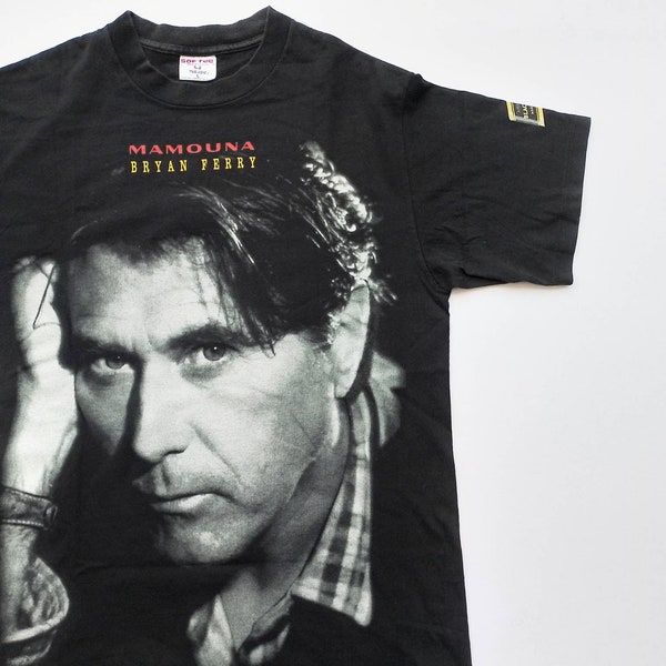 Vintage 1994 Bryan Ferry Mamouna Tour T Shirt (W 21 x L 29)