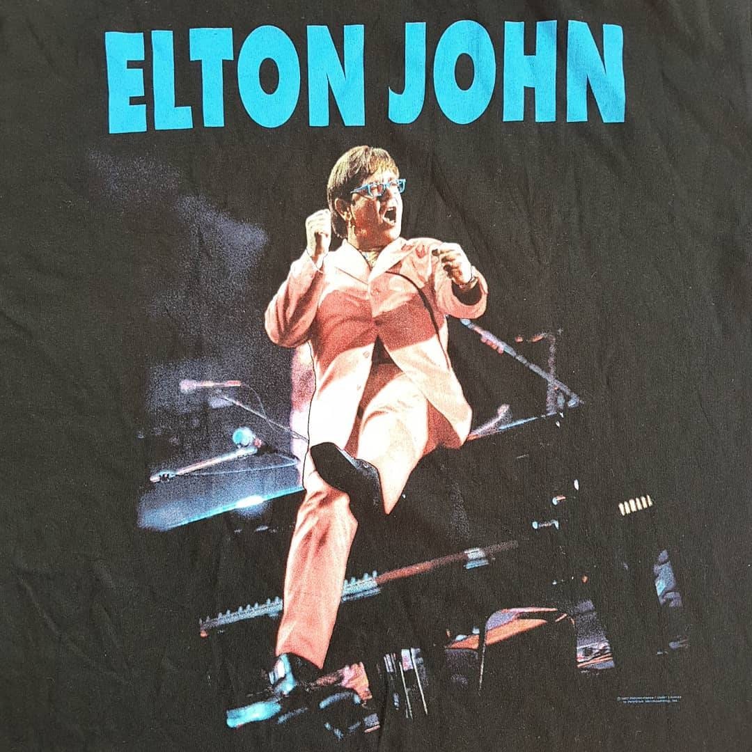 【完売】  T Tour John Elton 1999 Vintage Shirt Etsy - 29) L X 20 (W M Size トップス