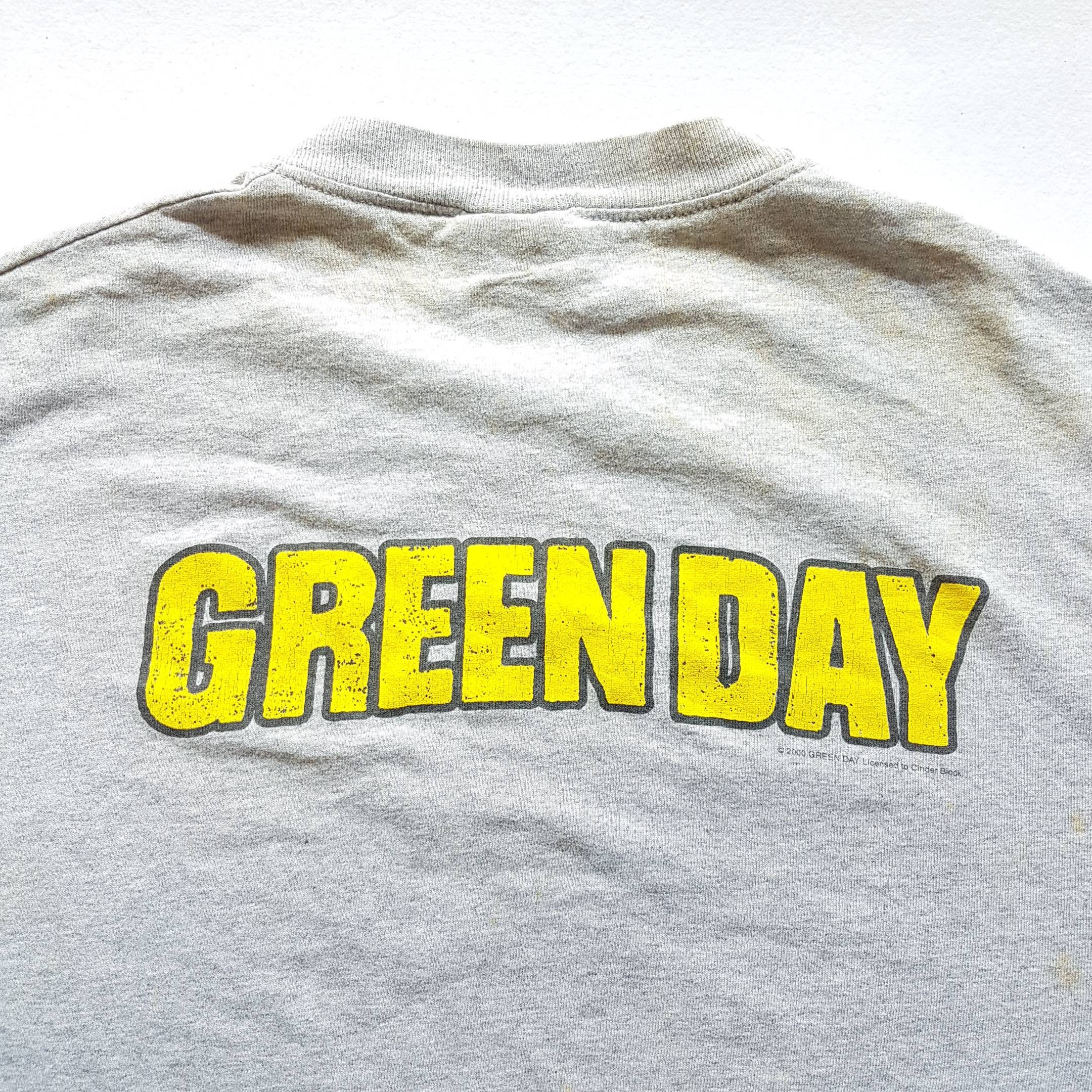 大切な人へのギフト探し Day Green 2000 Vintage Warning 29.5 L X 20 (W M Size Shirt T ミュージシャン