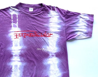 Vintage 1996 Deep Purple Purpendicular Tie Dye Band T Shirt (W 23