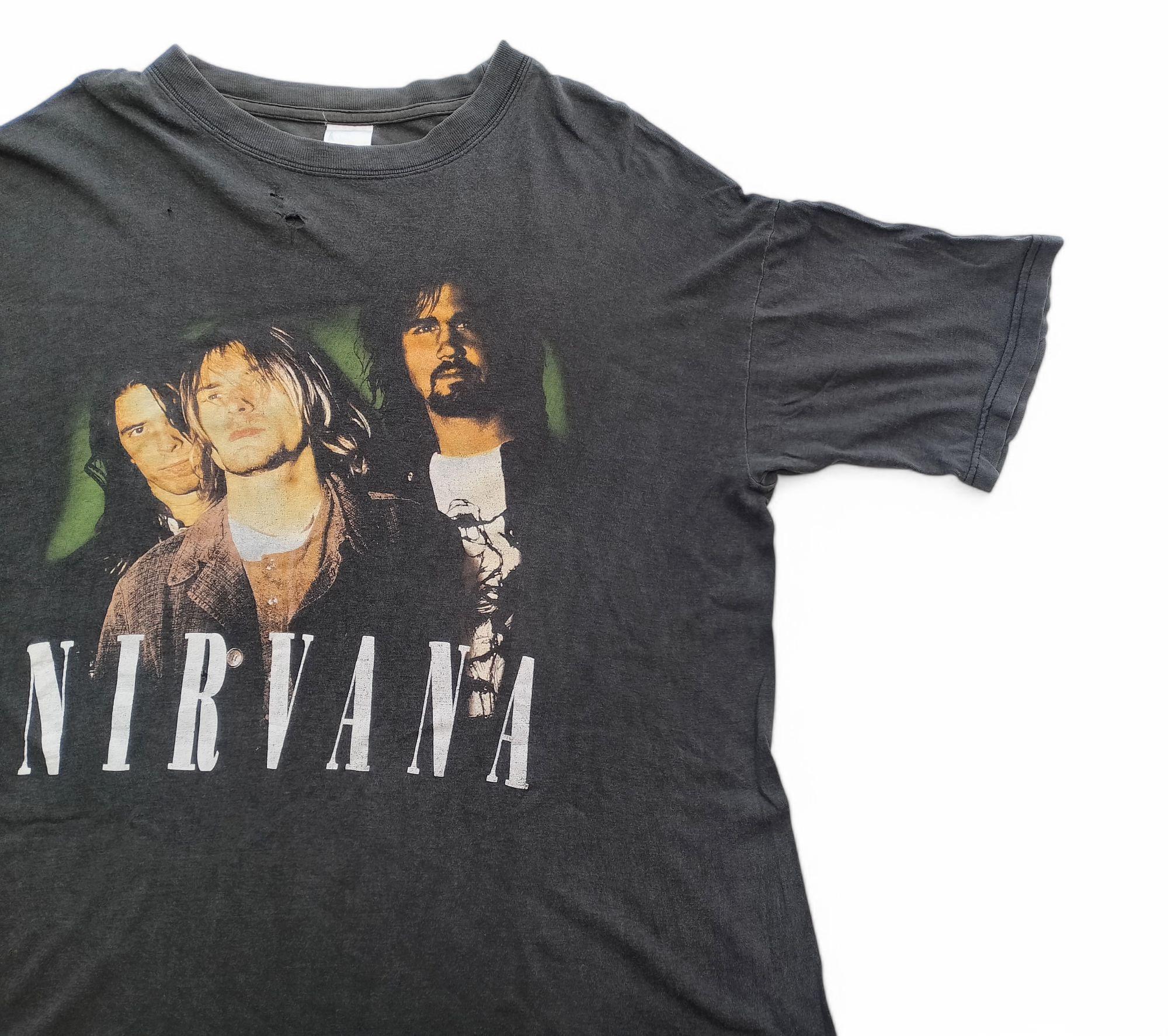 Vintage 2000's Nirvana Band Photo T Shirt (W 20.5 X L 27) - Etsy