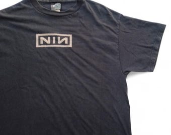 Vintage 2005 Nine Inch Nails With Teeth Album Band T Shirt L (W 24