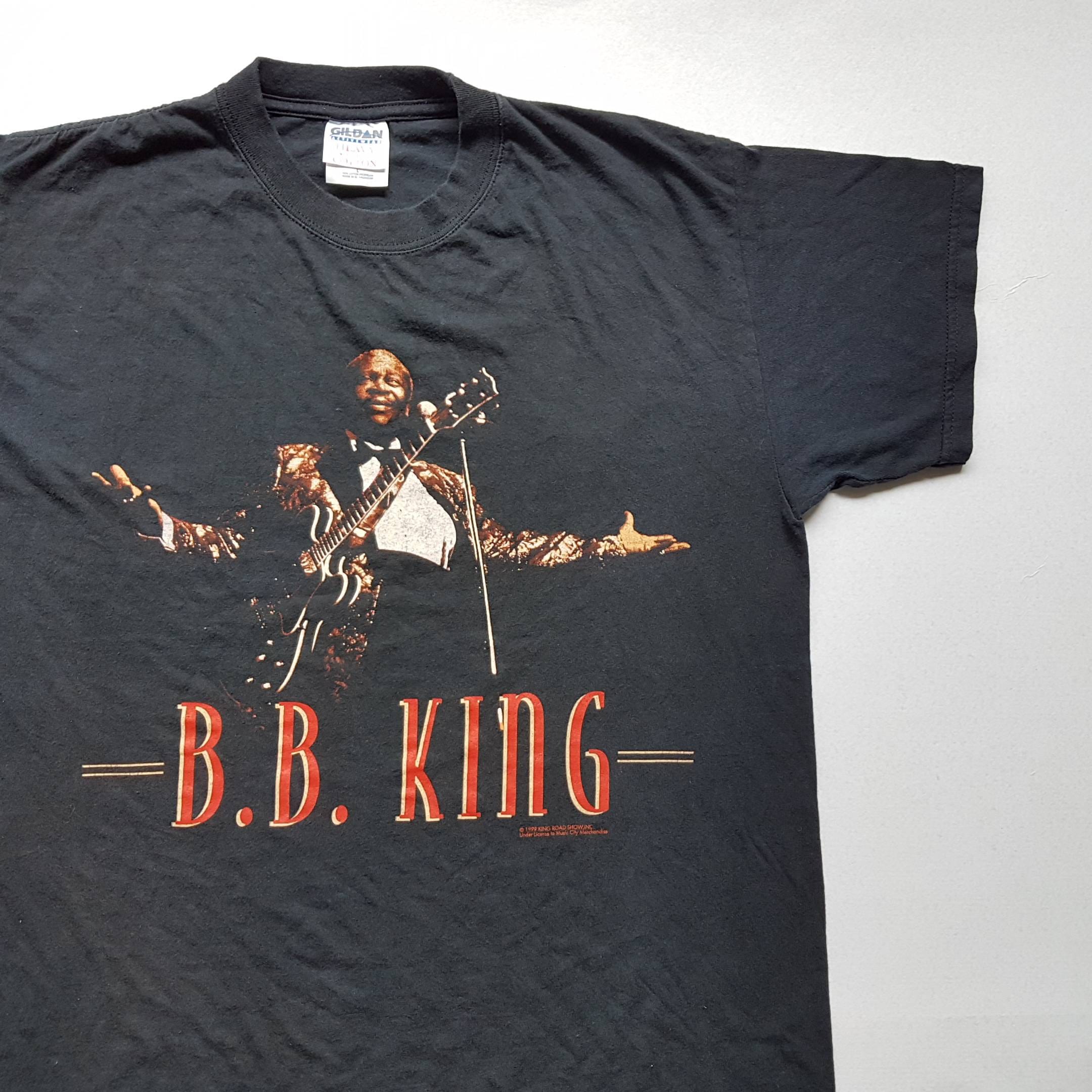 Vintage 1999 B.B. King on Tour 2000 T Shirt Size L W 22.5 X L 28