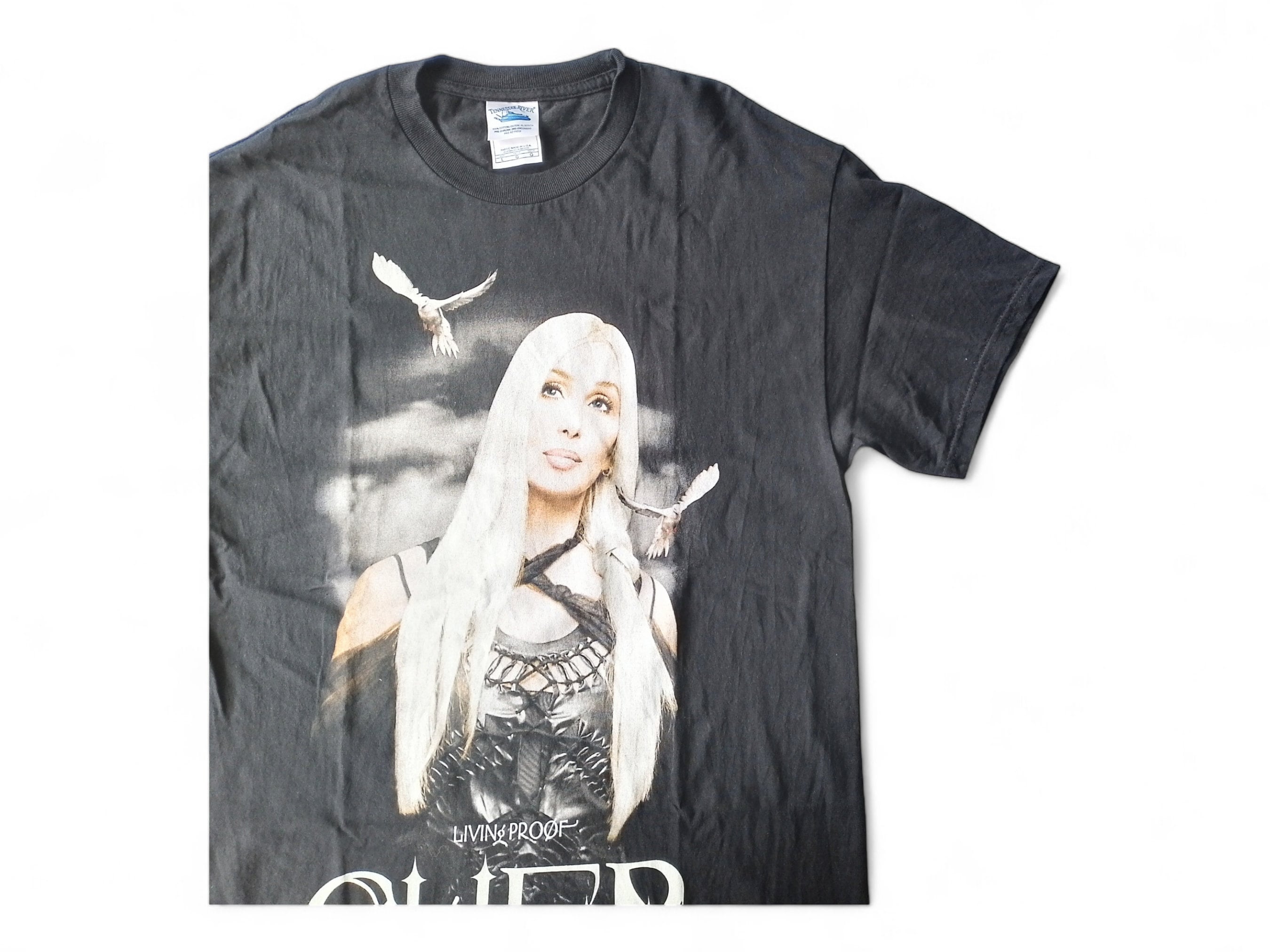 Vintage 2003 Cher Living Proof Farewell Tour T Shirt Size L