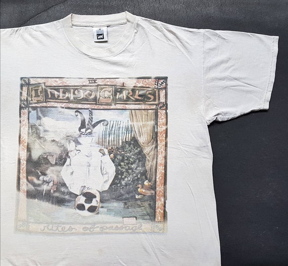 Vintage 1992 Indigo Girls Rite to Passage T Shirt Size XL (W 24.5