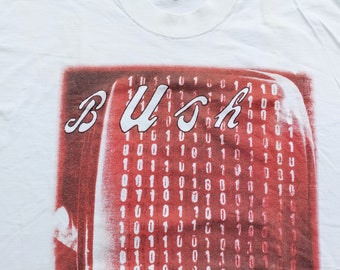 90s Bush 1995 プロモ Tシャツ 白 ホワイト XL - メルカリ