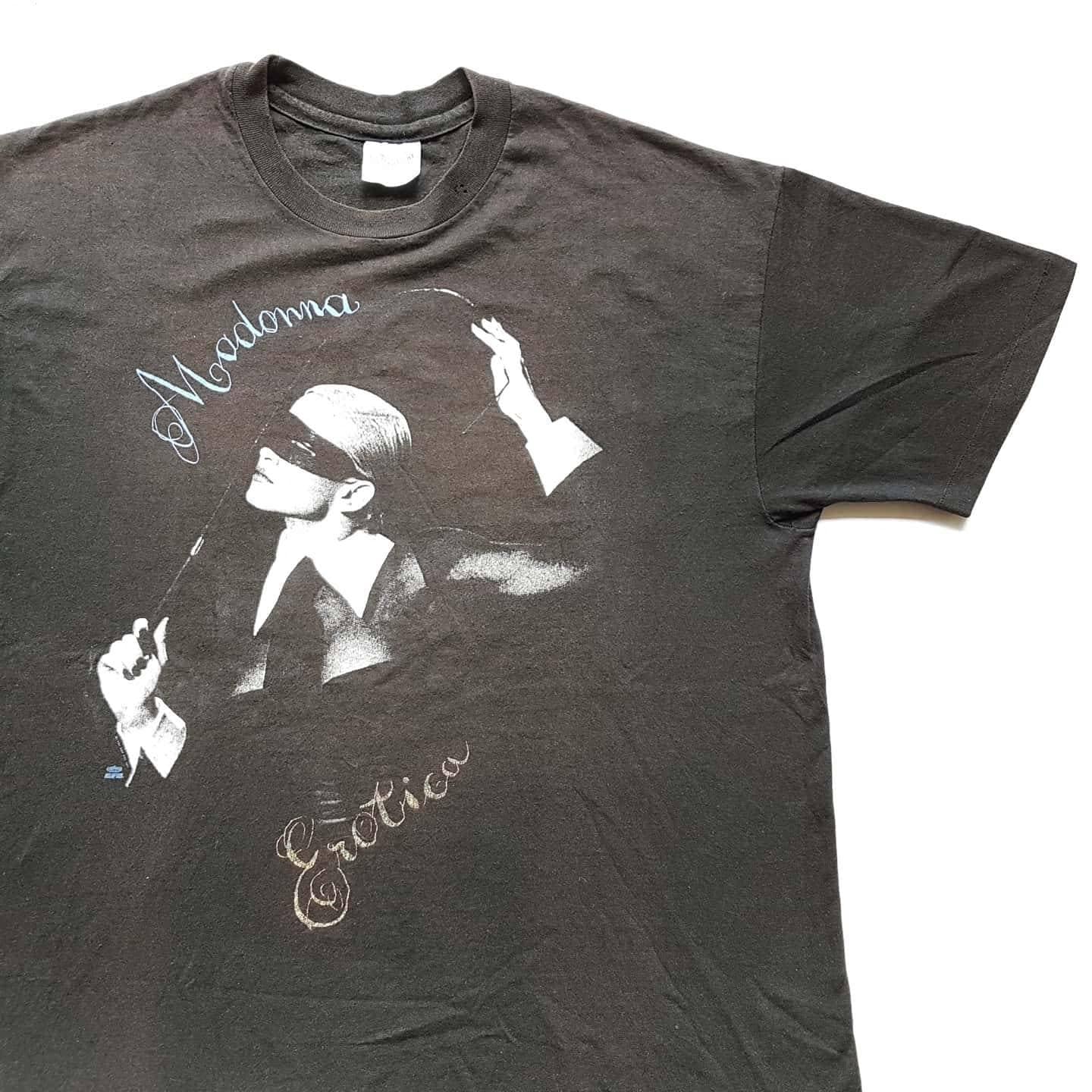 Vintage 1992 Madonna Erotic Mistress Dita T Shirt Size XL (W 23 