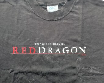 Vintage 2002 the Red Dragon Movie Promo T Shirt Size XL (W Vintage 2002 the Red Dragon Movie Promo T Shirt Size XL (W