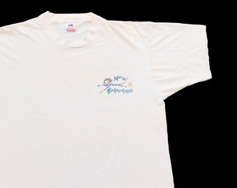 Vintage 1988 New Bohemians Shooting Rubberbands At The Stars Album Promo T Shirt size XL (W 22.5 x L 29.5)