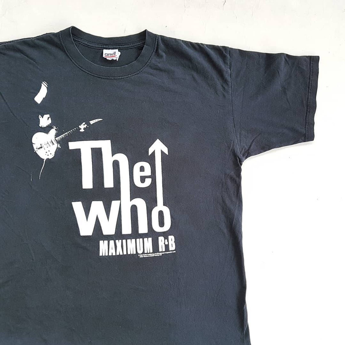 T-Shirt Uomo Ufficiale The Who Maximum R&B - Nera, Cotone 100%