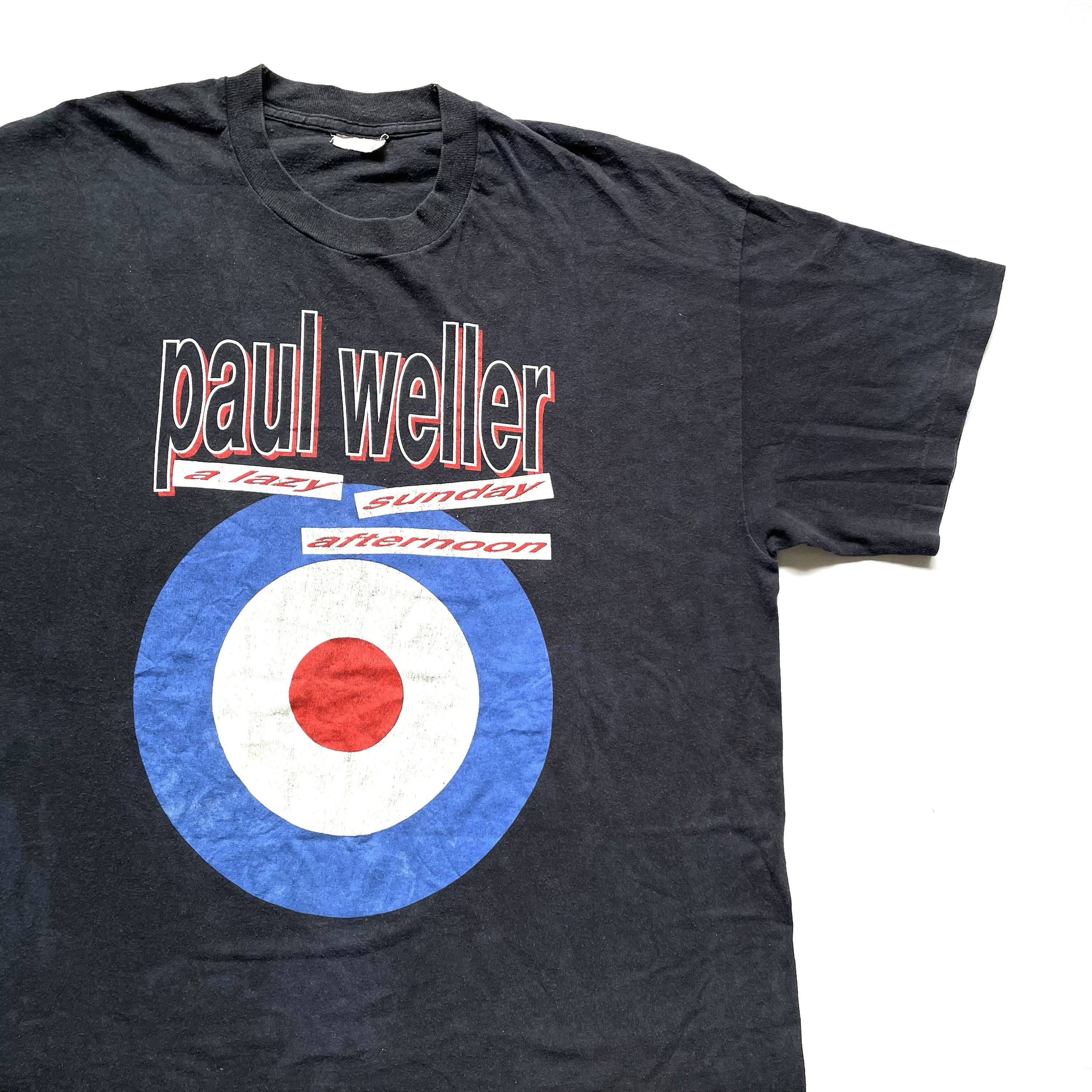 Paul Weller ヴィンテージ Tシャツ ロックT レアバンドT Vintage 1996 Paul Weller A Lazy Sunday Afternoon Tour Shirt (W