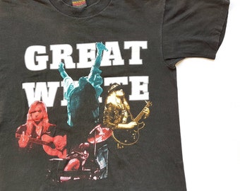 Vintage 1995 Nirvana Live In New York T Shirt size L (W 21 x
