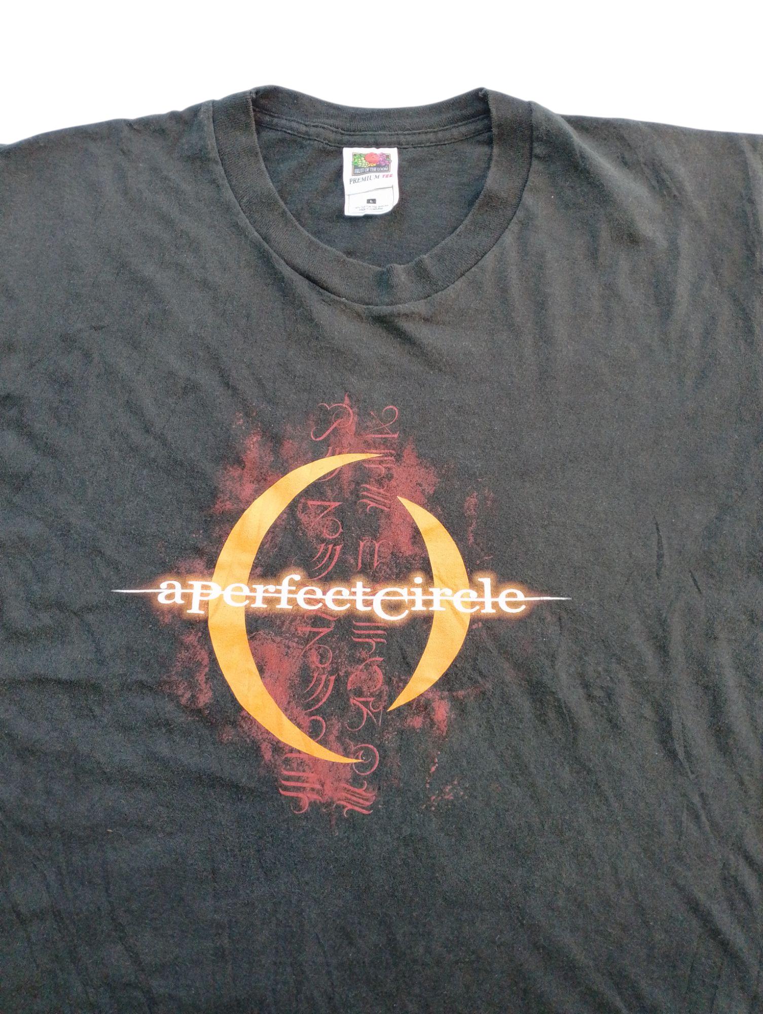 Vintage 2000 A Perfect Circle Mer De Noms Album Promo T Shirt Size 