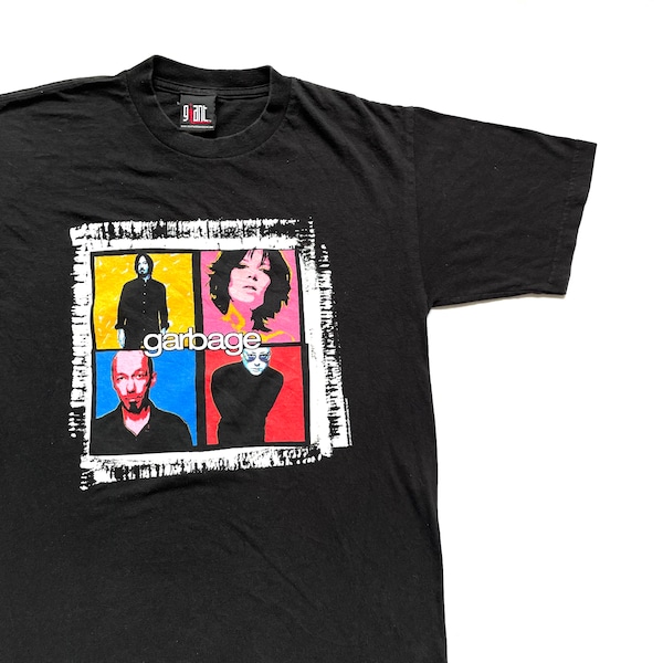 Vintage 2001 Garbage Beautiful Garbage Tour T Shirt size M (W 20 x L 28)