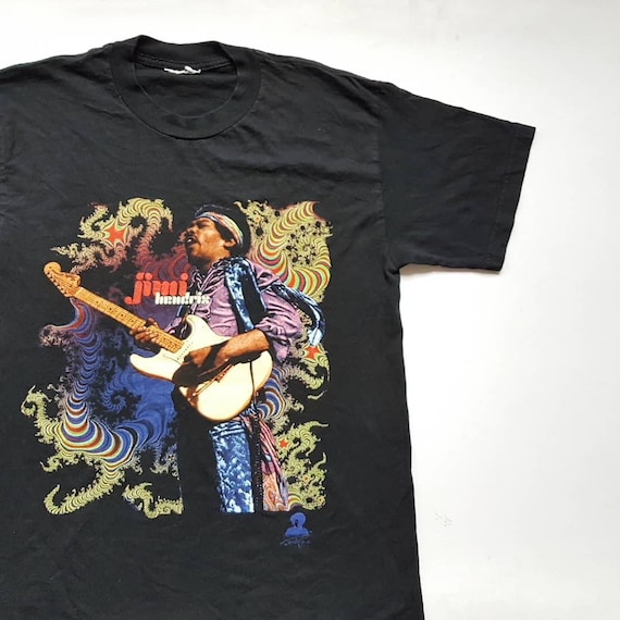 Teleurgesteld Inspiratie compact Vintage 1999 Jimi Hendrix T Shirt W 19.5 X L 29.5 Red Hot - Etsy