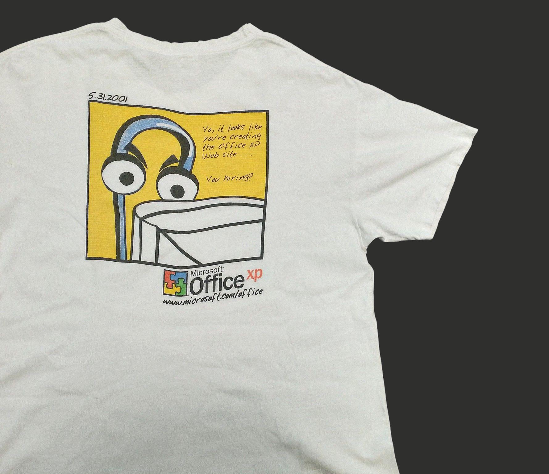 Tshirt Vintage Microsoft - Etsy