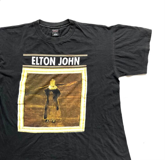 Vintage 1997 Elton John the Big Picture Tour T Shirt Size L W - Etsy