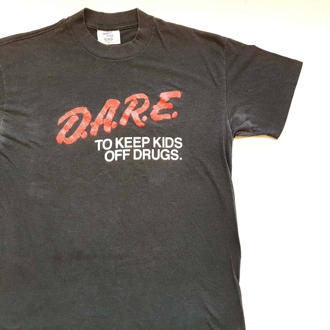 Vintage 90's Dare to Keep Kids off Drugs T Shirt Size XL - Etsy