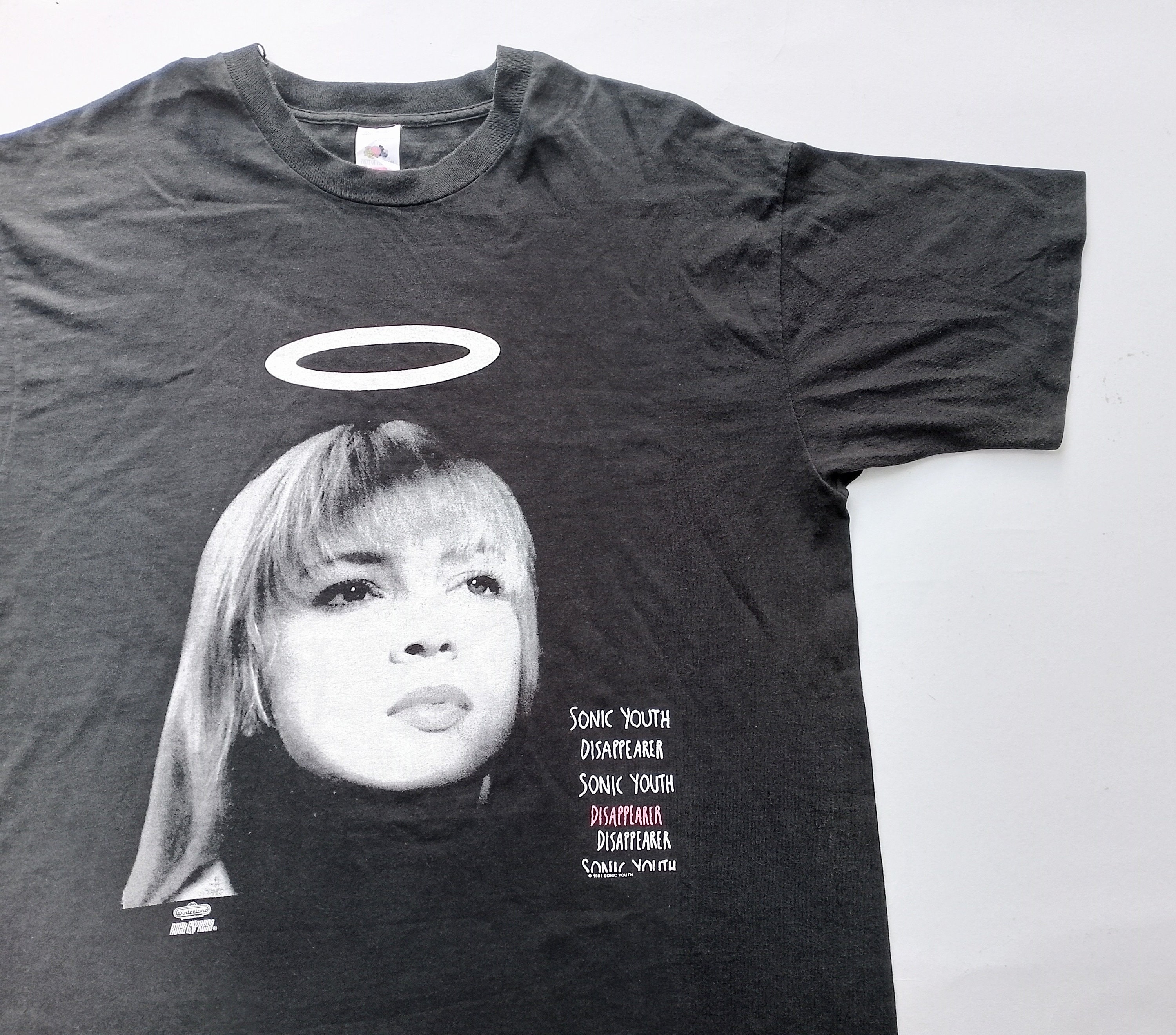 Vintage 90's Sonic Youth Disappearer T Shirt Size XL (W 23.5 Vintage 90's Sonic Youth Disappearer T Shirt Size XL (W 23.5