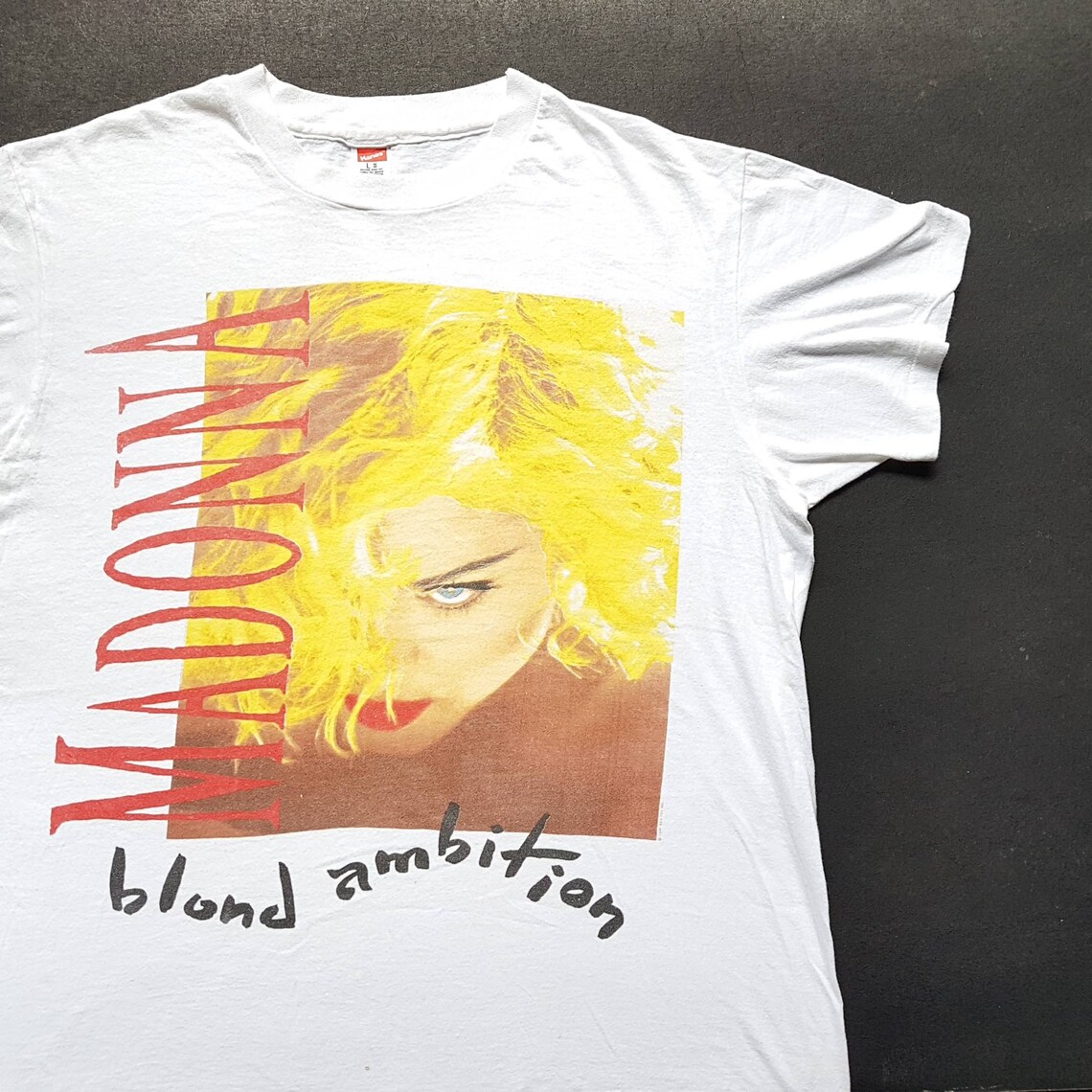 madonna blonde ambition tour tshirt