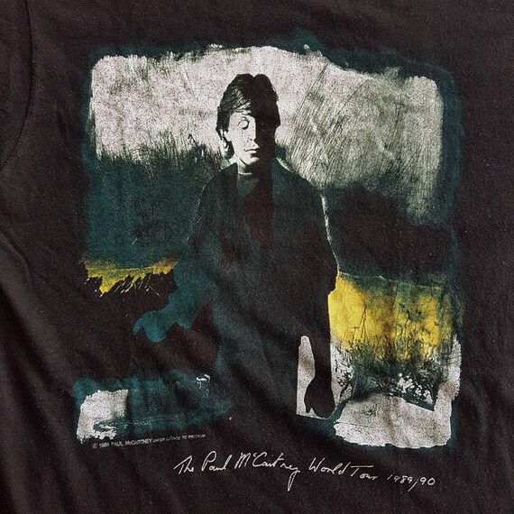Vintage 1989 - 90 Paul Mccartney World Tour T Shirt Size M Vintage 1989 - 90 Paul Mccartney World Tour T Shirt Size M