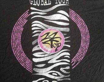 Vintage 1997 ZZ Top Mean Rythm Global Tour T Shirt Size XL (W 25