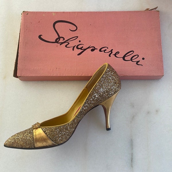 Vintage Schiaparelli Heels with original box!