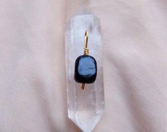 Shungite Pendant ~ Shungite in 14 K Gold