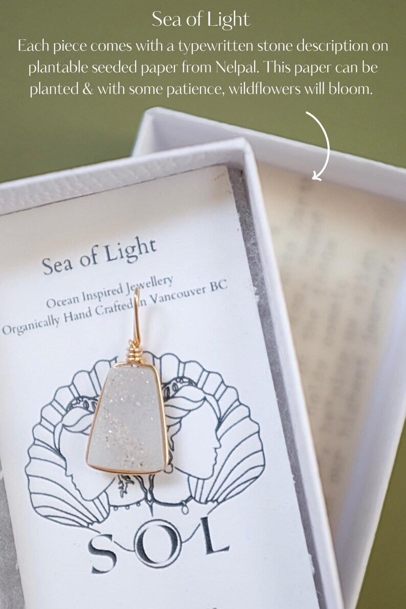 Grape Agate Pendant in Gold image 12