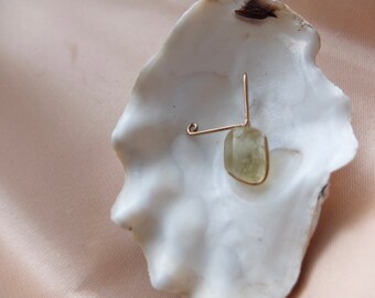 Golden Apatite Pendant in 14 K Gold fill