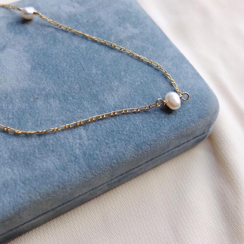 Pearl Choker ~ Pearl Choker in 14 K Gold