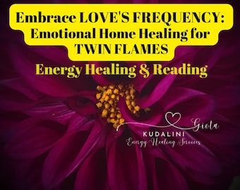 Emotional Home Healing for Twin Flames Embrace Love's Frequency Twin Flame Healing Session Personalized Energy Reading for Twin Flames