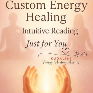 Personalized Energy Healing and Intuitive Energy Reading, Custom Spiritual Session for Emotional, Physical & Energetic Support