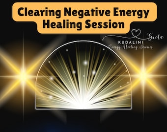 Clearing Negative Energy Healing Session negativity removing Reiki healing negative energy release negative energy block Aura cleansing