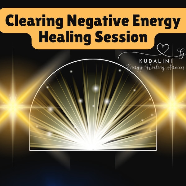 Clearing Negative Energy Healing Session negativity removing Reiki healing negative energy release negative energy block Aura cleansing