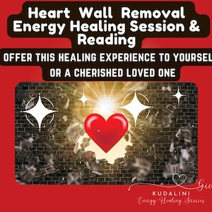 Herz Mauer Entfernung Energie Heilung Sitzung Öffnen Reiki Emotionale Freigabe Clearing emotionale Barrieren Energie lesen Herzblockaden entfernen