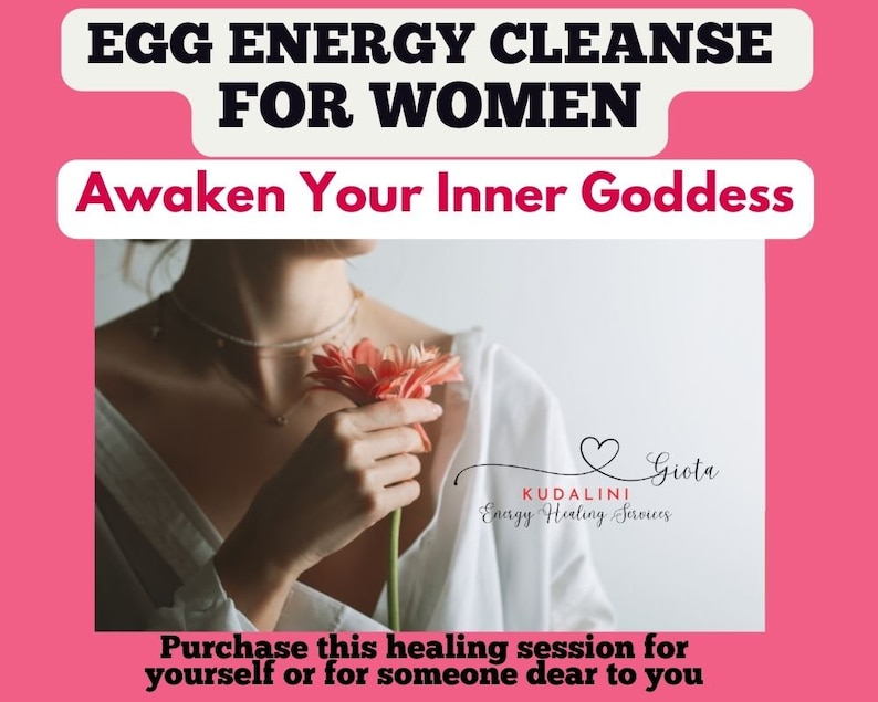 Egg cleanse energy healing session Feminine energy healing Awaken Your Inner Goddess Feminine Energy Purification Embrace Divine Femininity zdjęcie 1