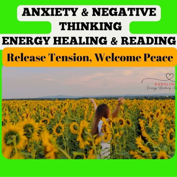 Anxiety relief energy healing Release Tension Reiki session Ease anxiety healing Negative Thinking Healing Calm your mind Healing anxiety